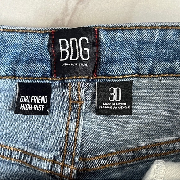 BDG Urban Outfitters Jeans Womens 30 Blue Girlfriend High-Rise Pants Medium Wash - Picture 4 of 7